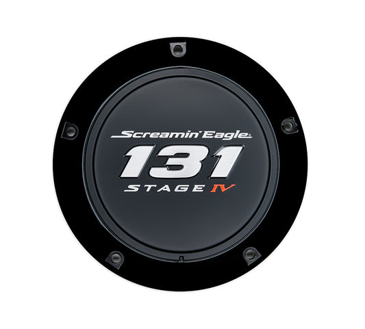 SCREAMIN' EAGLE 131 DERBY COVER - BLACK