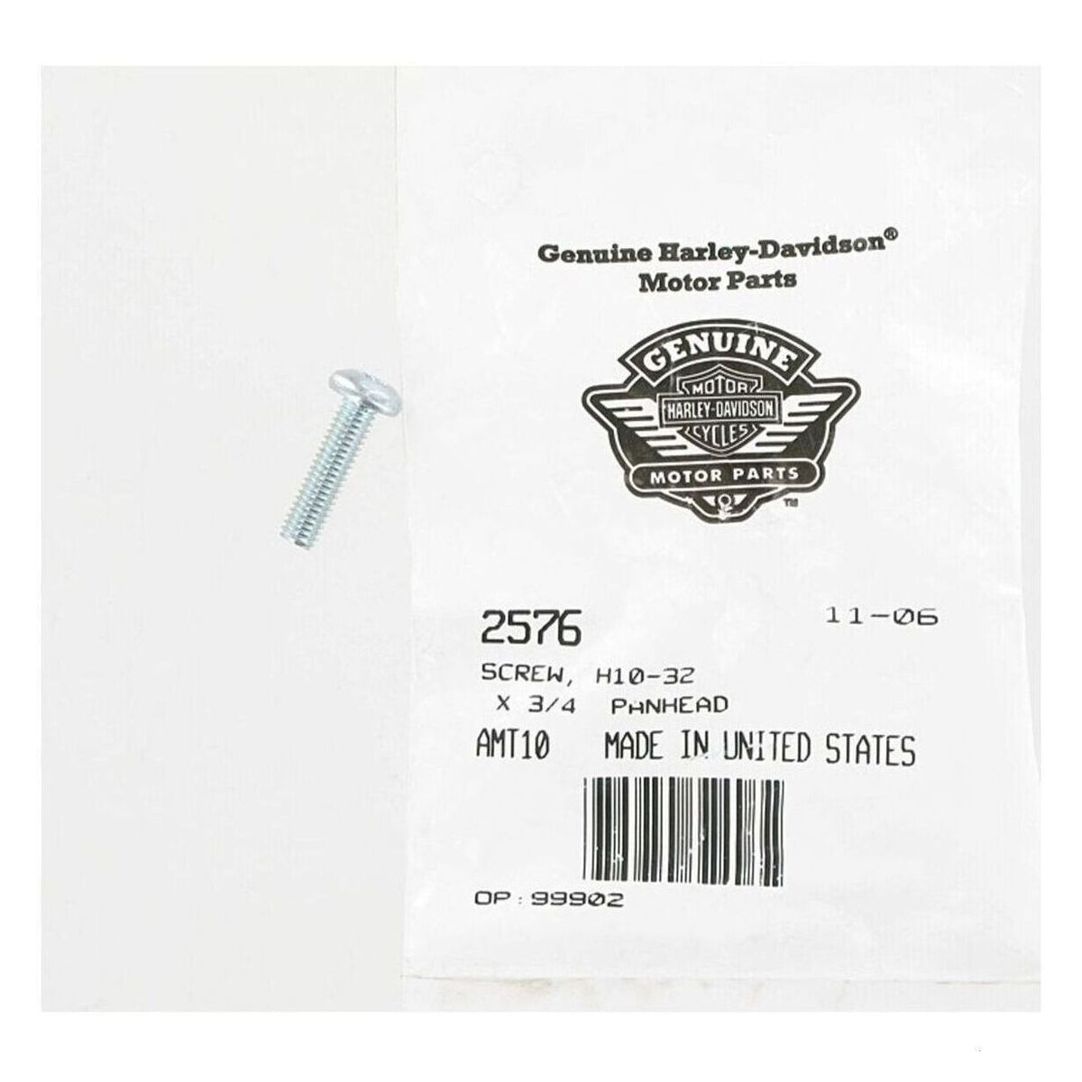 PANHEAD SCREW, H10-32 X 3/4