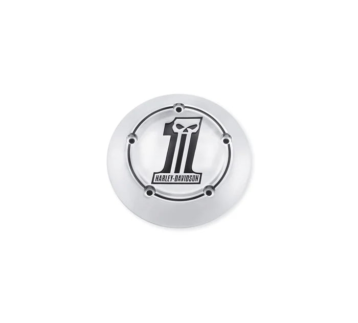 NUMBER ONE SKULL AIR CLEANER TRIM (CHROME)