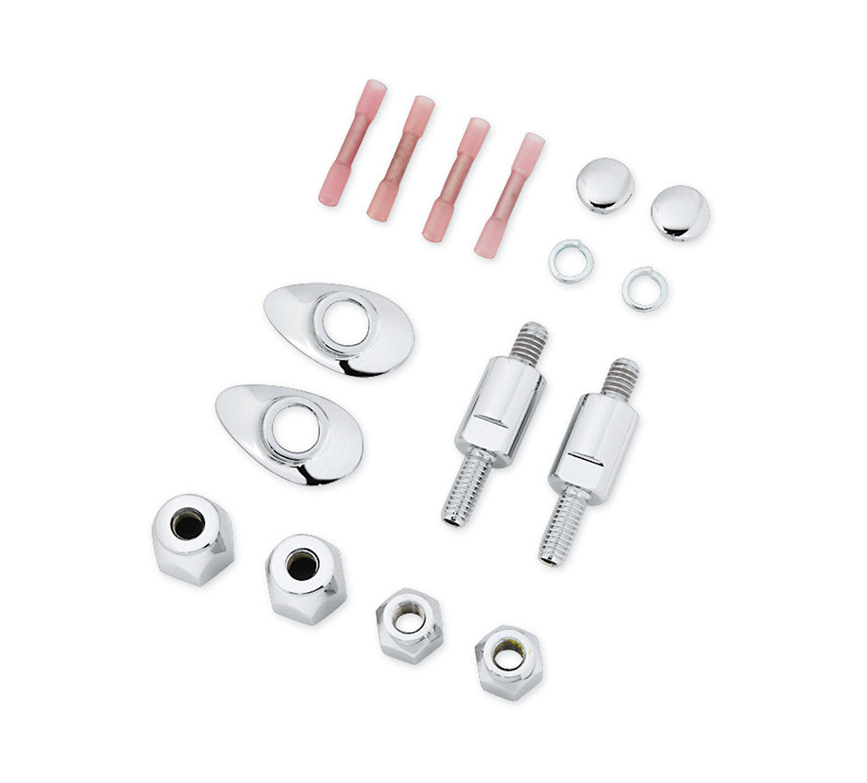 CHROME DIRECTIONAL RELOCATION KIT - SOFTAIL