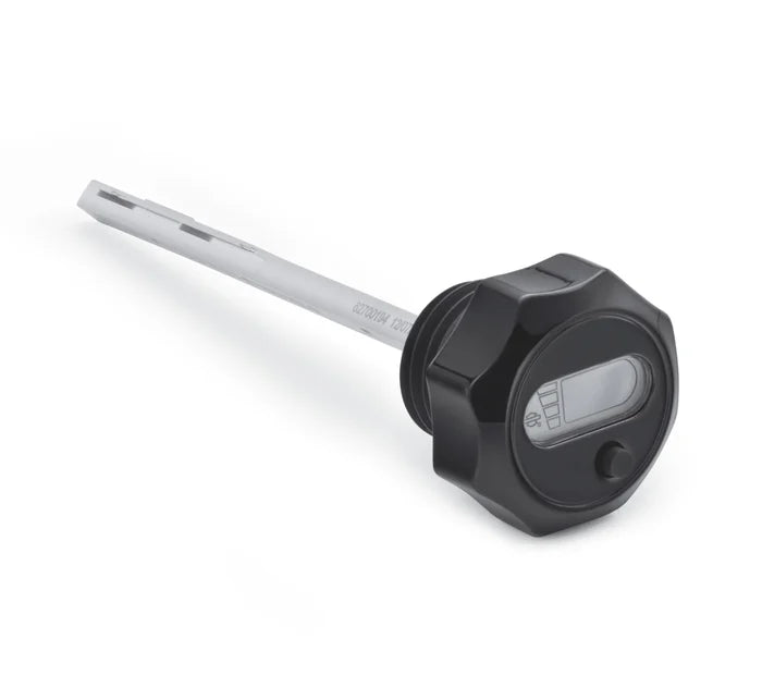 OIL LEVEL AND TEMPERATURE DIPSTICK WITH LIGHTED LCD - M8 TOURING (BLACK)