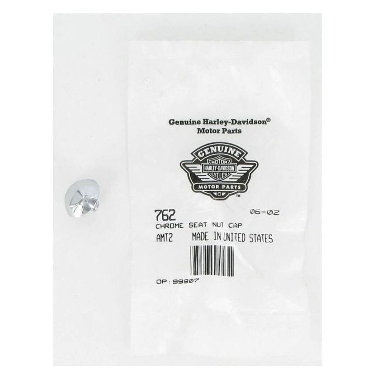 CAP COVER - SEAT NUT KIT , CHROME