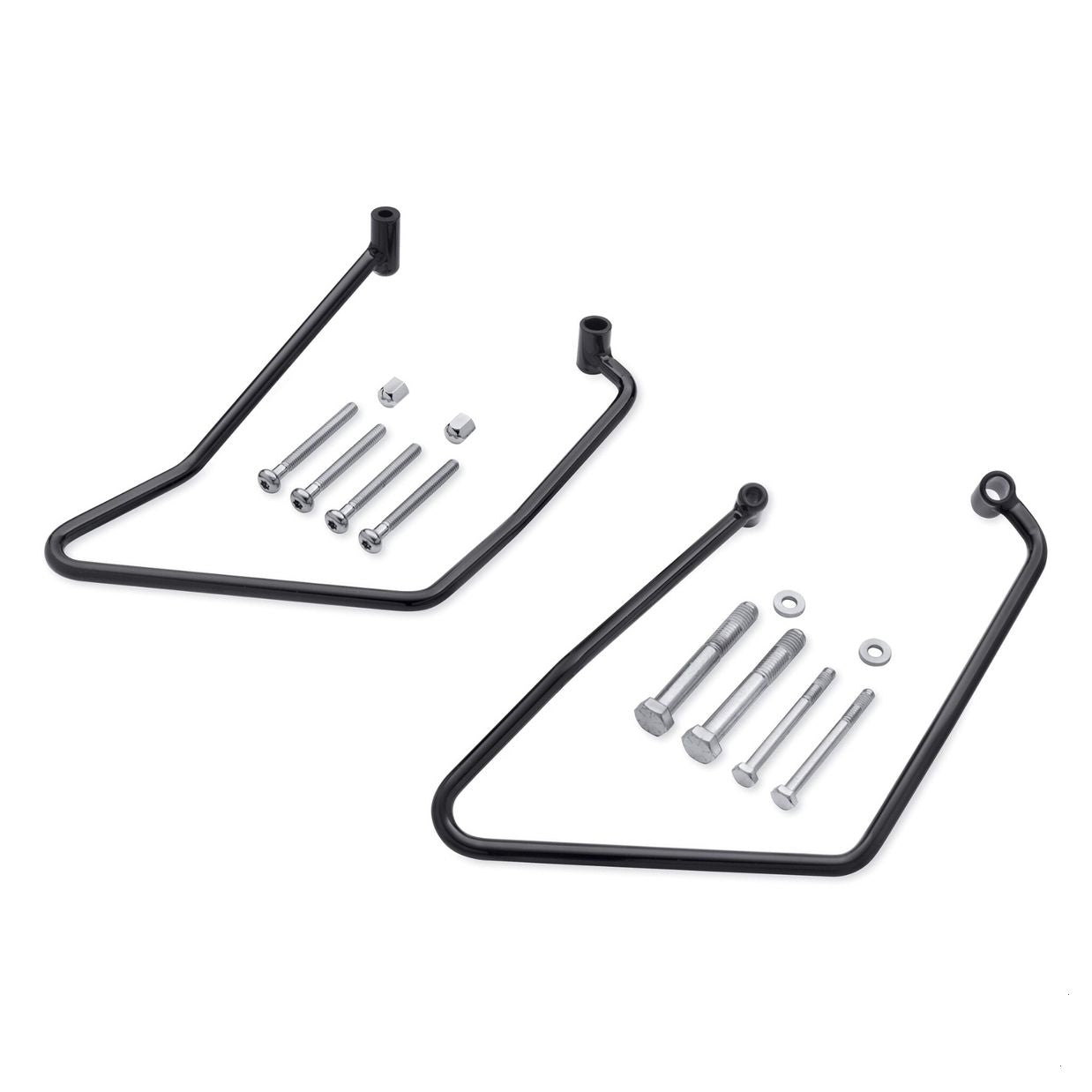 SADDLEBAG SUPPORTS - SPORTSTER (GLOSS BLACK)