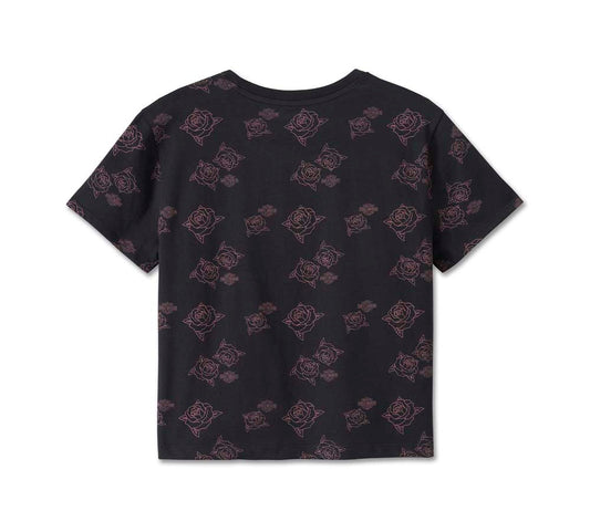 H-D ROSEBUB PRINT TOP
