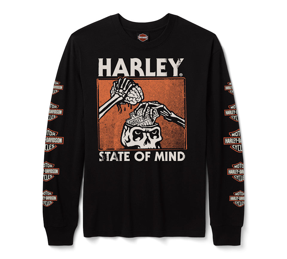 MEN'S H-D STATE OF MIND LONG SLEEVE TEE – Road and Sport Harley