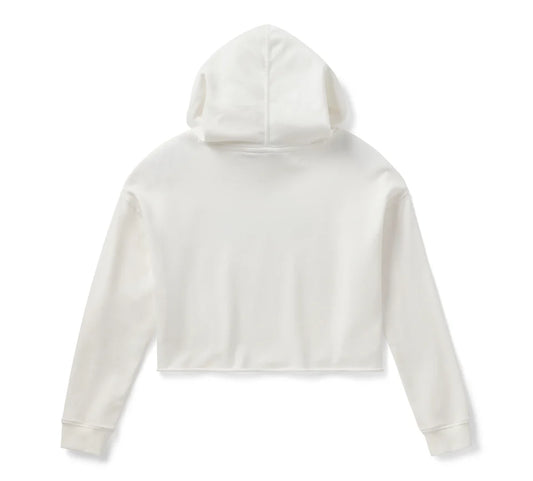 CHROME EVO BAR & SHIELD CROPPED HOODIE