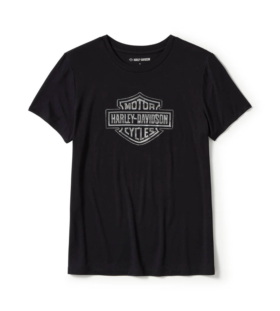 H-D BLING CREW NECK TEE
