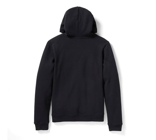 WOMENS H-D STANDARD B&S HOODIE, KNIT- BLACK