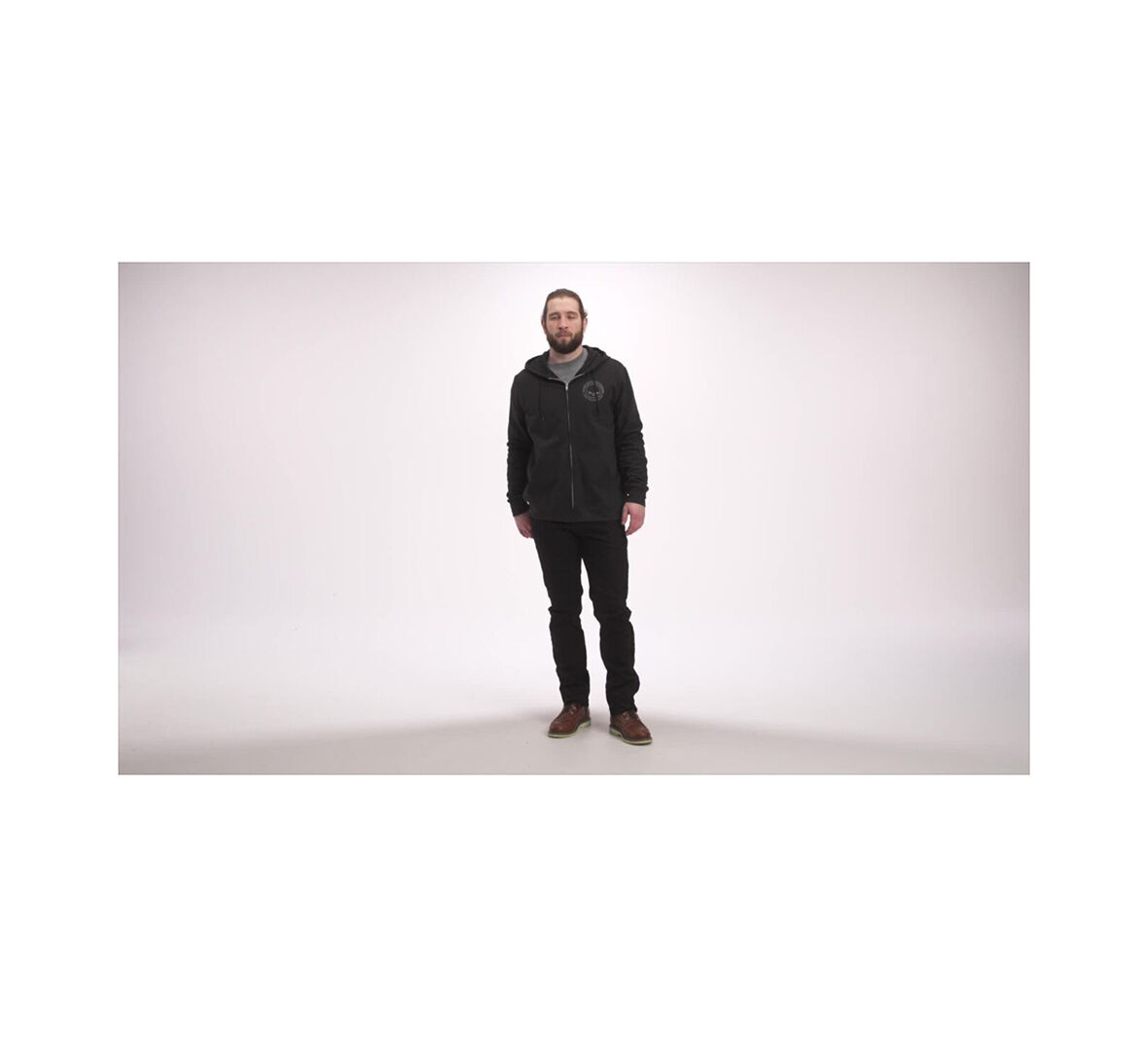 WILLIE G HOODIE, BLACK