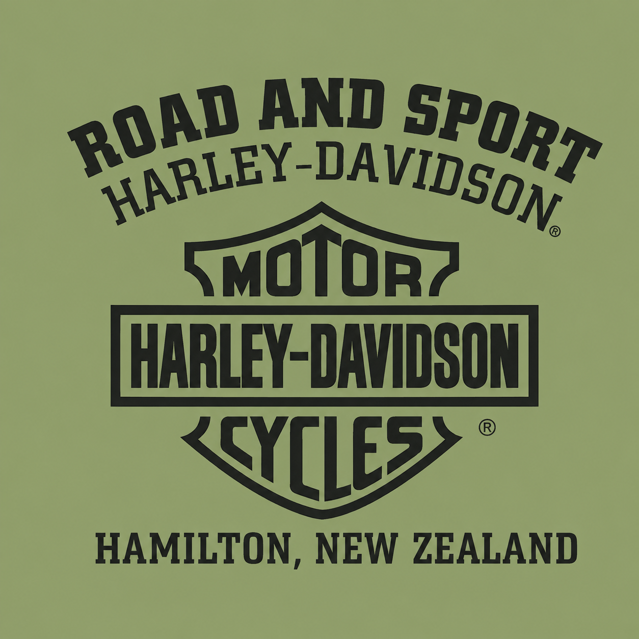 DARK TRAIT DEALER TEE - MILITARY GREEN