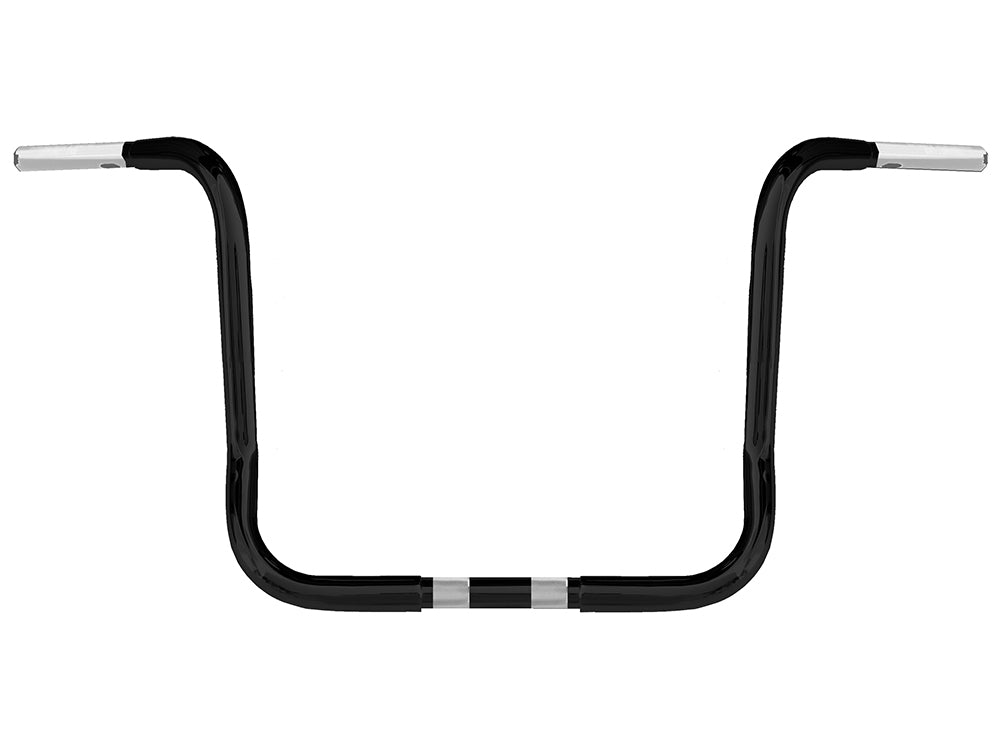WILD 1, 14IN. x 1-1/4IN. CHUBBY BAGGER APE HANDLEBAR (GLOSS BLACK).