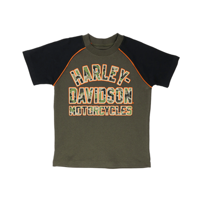 CAMO RAGLAN TEE