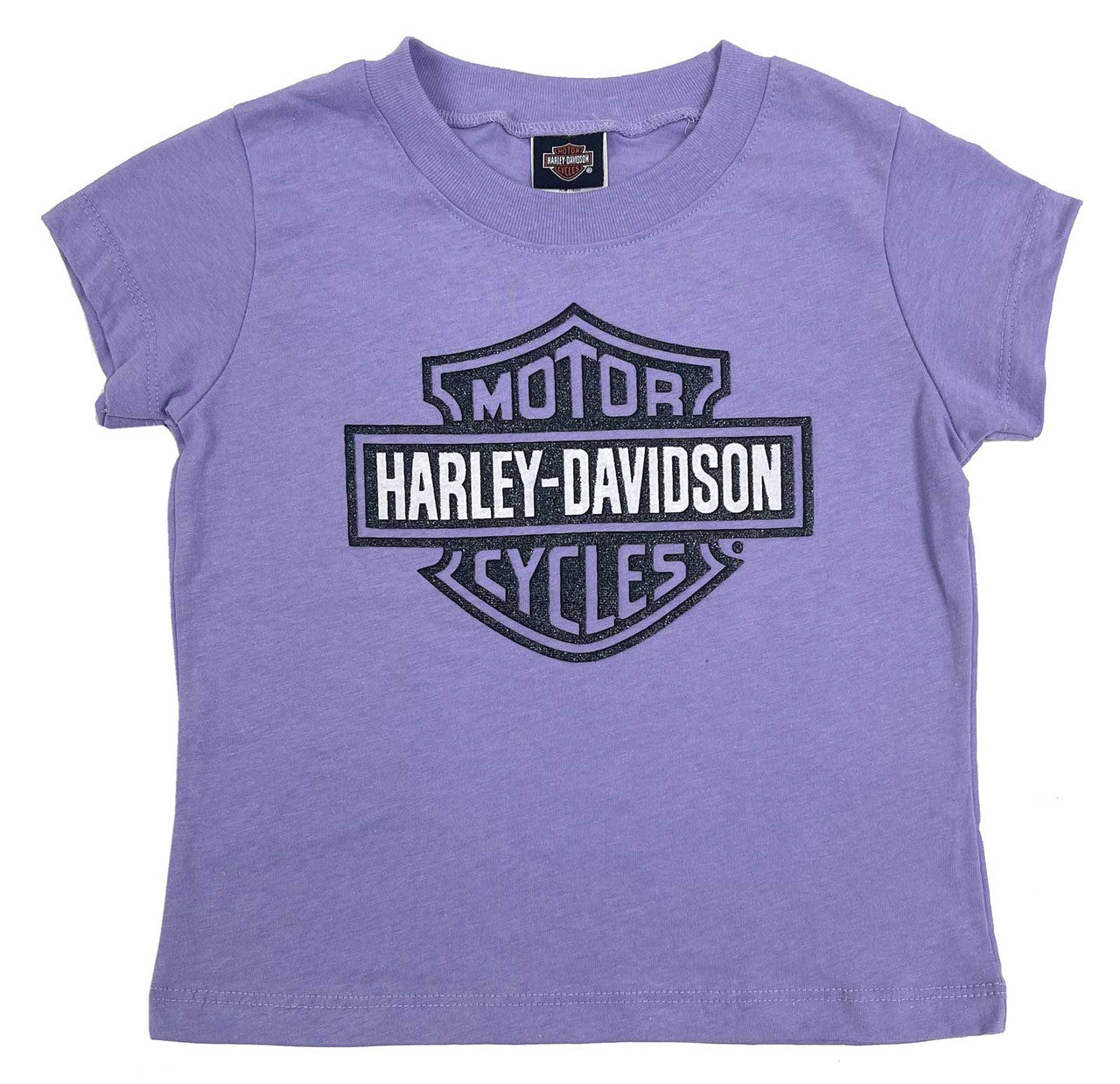 GLITTER BAR & SHIELD LOGO TEE