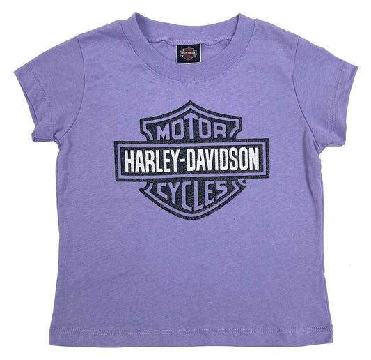 GLITTER BAR & SHIELD LOGO TEE