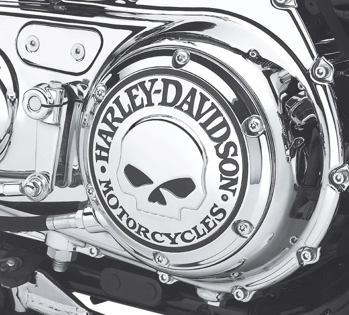 WILLIE G SKULL DERBY COVER - '04+ XL (CHROME)
