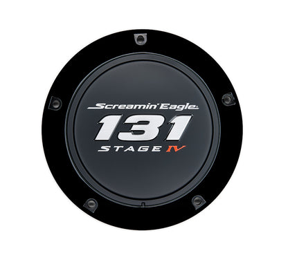 SCREAMIN' EAGLE 131 DERBY COVER - BLACK
