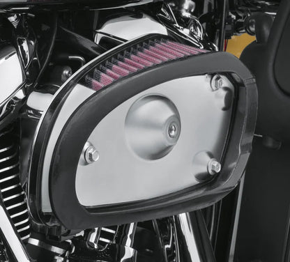 SCREAMIN' EAGLE HIGH-FLOW AIR CLEANER KIT -WEDGE - (CHROME)
