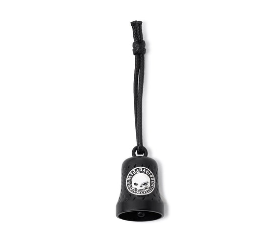RIDE BELL - BLACK HARLEY-DAVIDSON® AND WILLIE G ROUND LOGO CUT OUT