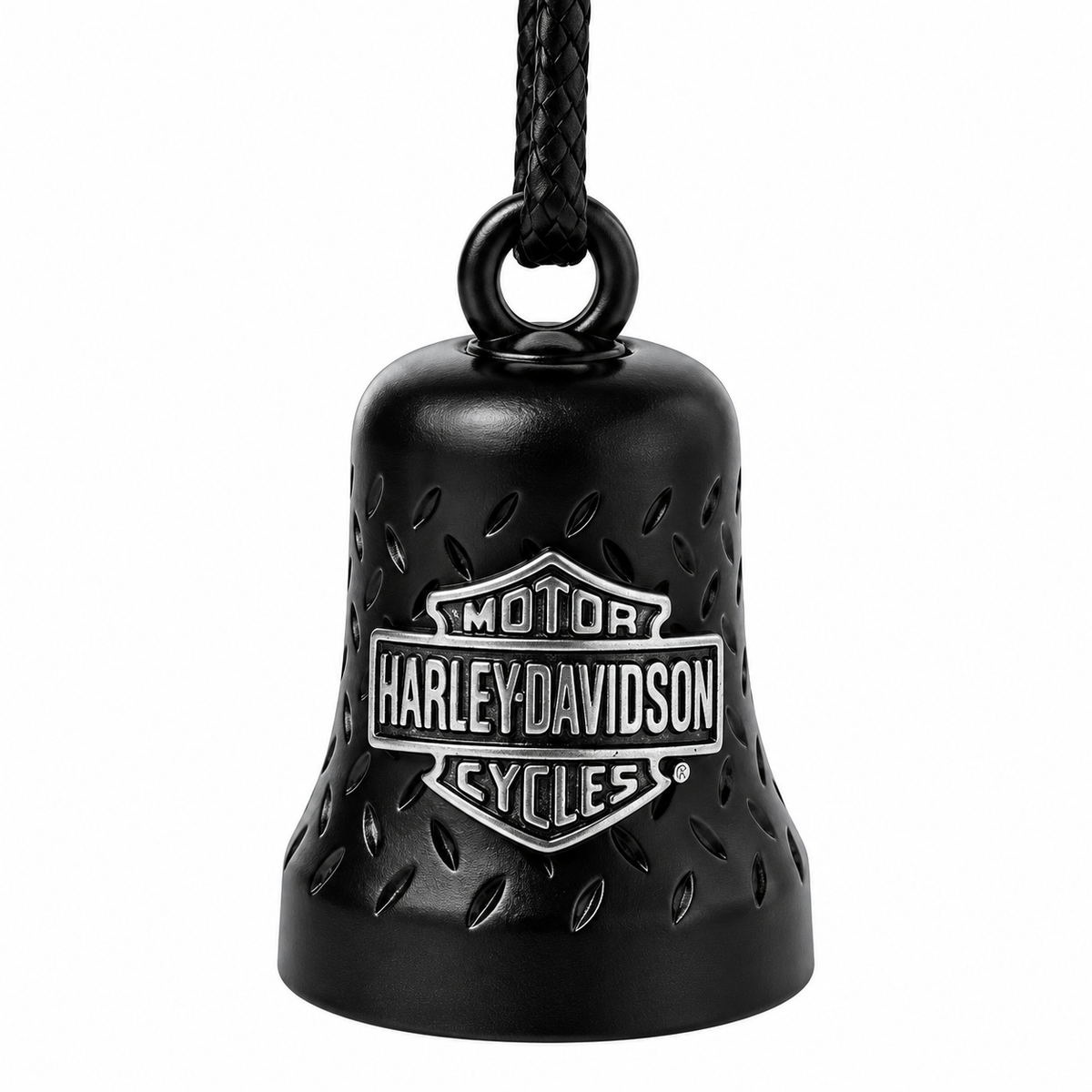 RIDE BELL - BLACK HARLEY-DAVIDSON® AND WILLIE G ROUND LOGO CUT OUT