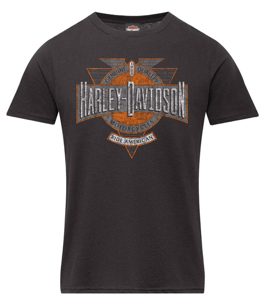 AMERICAN RIDE DEALER TEE - BLACK
