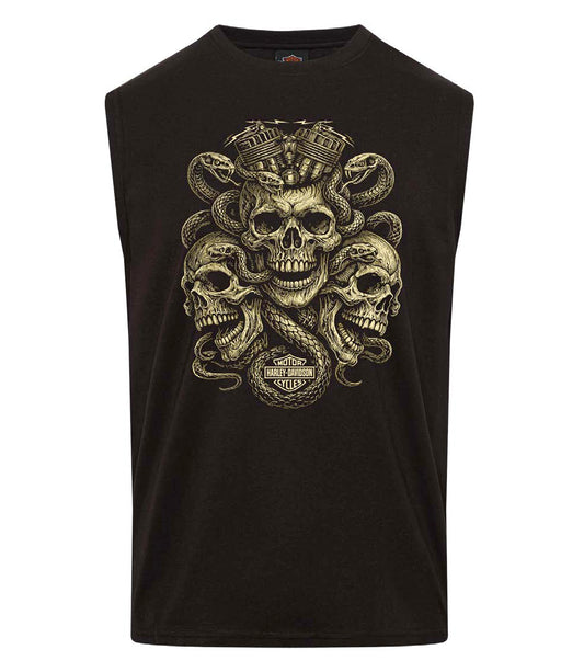 MOTORHEAD SLEEVELESS DEALER TEE - BLACK