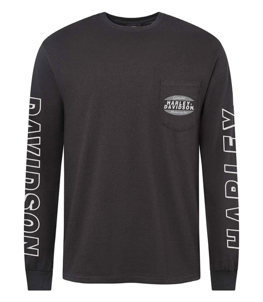 SPECTACLE LONG SLEEVE DEALER TEE - BLACK