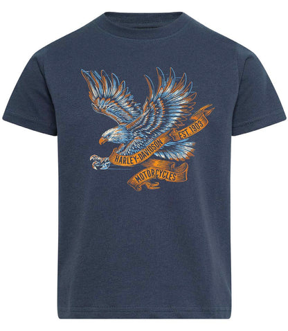 KID'S STUNT EAGLE DEALER TEE - DENIM