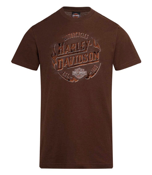 CHOP BLOCK DEALER TEE - BROWN