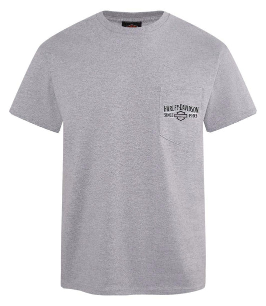 DISPATCH POCKET DEALER TEE - GREY