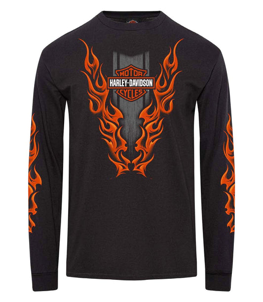 FIRESTORM LONG SLEEVE DEALER TEE, BLACK