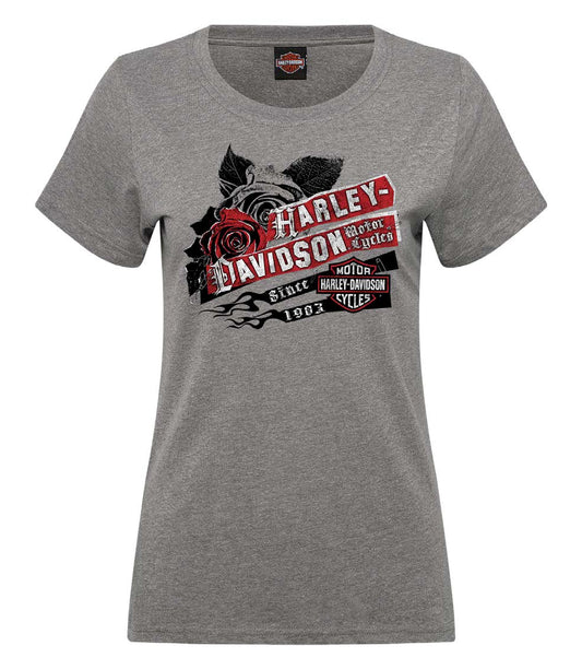 RIOT WOMENS DEALER TEE - CHARCOAL