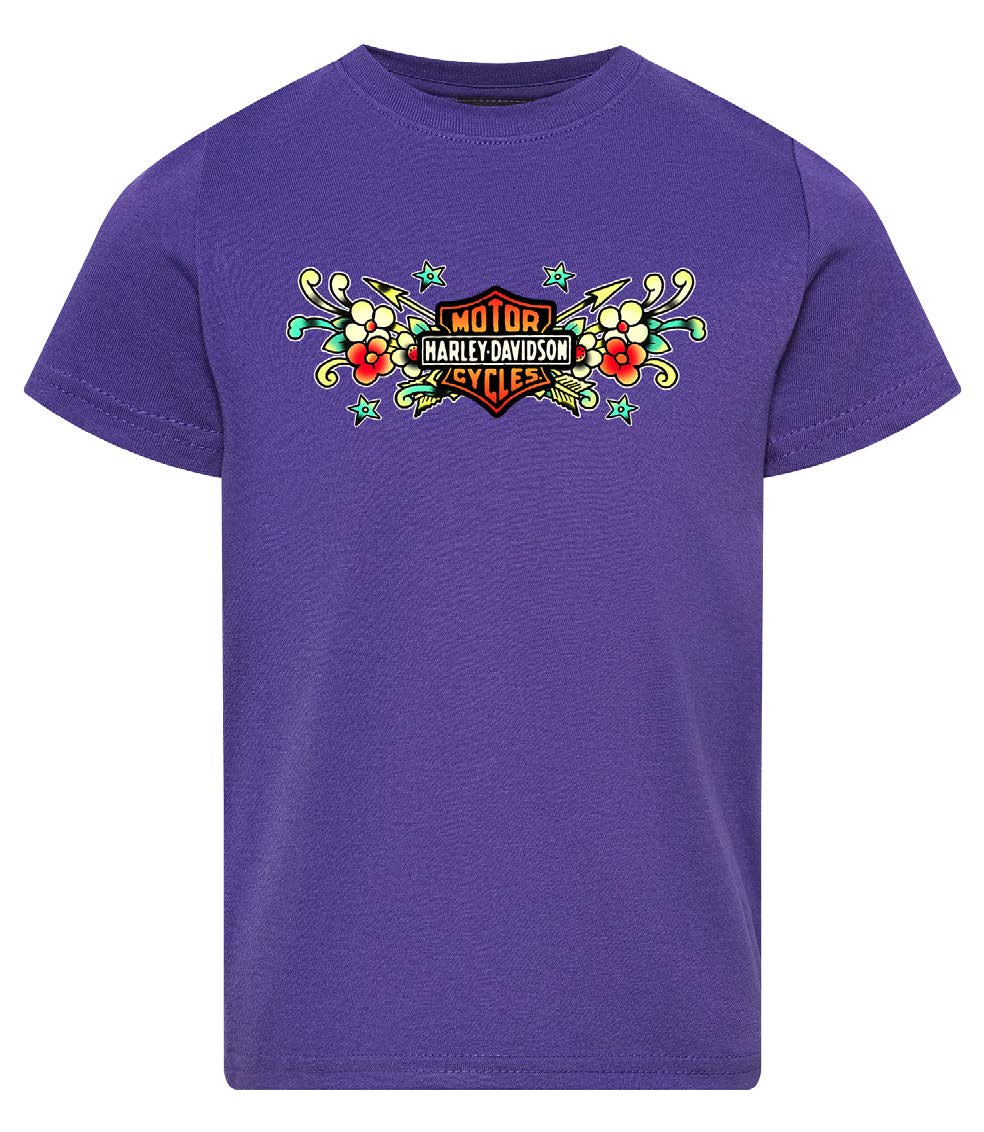 ARCHER - KIDS DEALER TEE - PURPLE