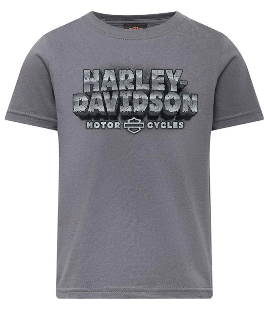 RUBBLE - KIDS DEALER TEE - CHARCOAL