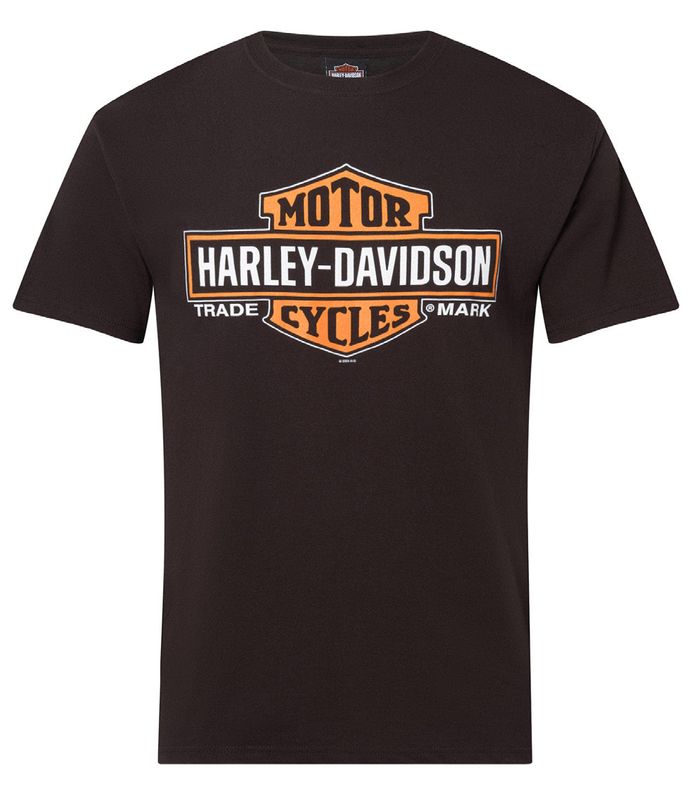 ELONGATED BAR & SHIELD DEALER TEE - BLACK