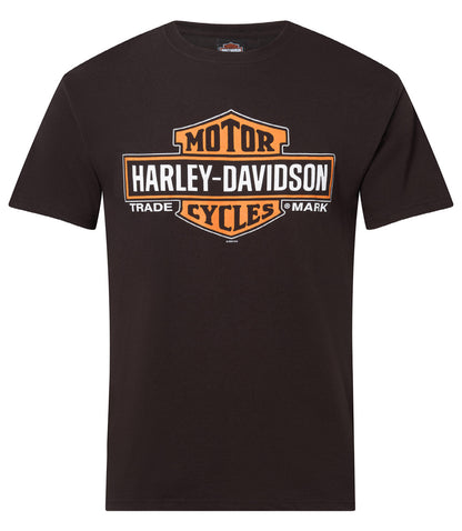 ELONGATED BAR & SHIELD DEALER TEE - BLACK