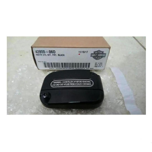 FRONT MASTER CYLINDER CAP KIT - BLACK