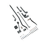STANDARD DYNA FORWARD CONTROLS KIT - BLACK