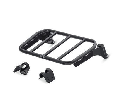 SPORT LUGGAGE RACK FOR HOLDFAST SISSY BAR UPRIGHTS - GLOSS BLACK - 240 WIDE REAR ONLY