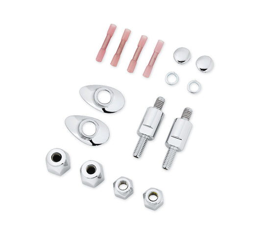 CHROME DIRECTIONAL RELOCATION KIT - SOFTAIL