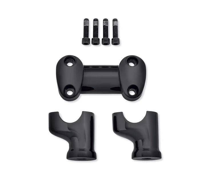 Spacecraft Handlebar Riser Kit Fat Handlebar Riser Kit Black | 18+ Softail | H-D Parts & Accessories ...