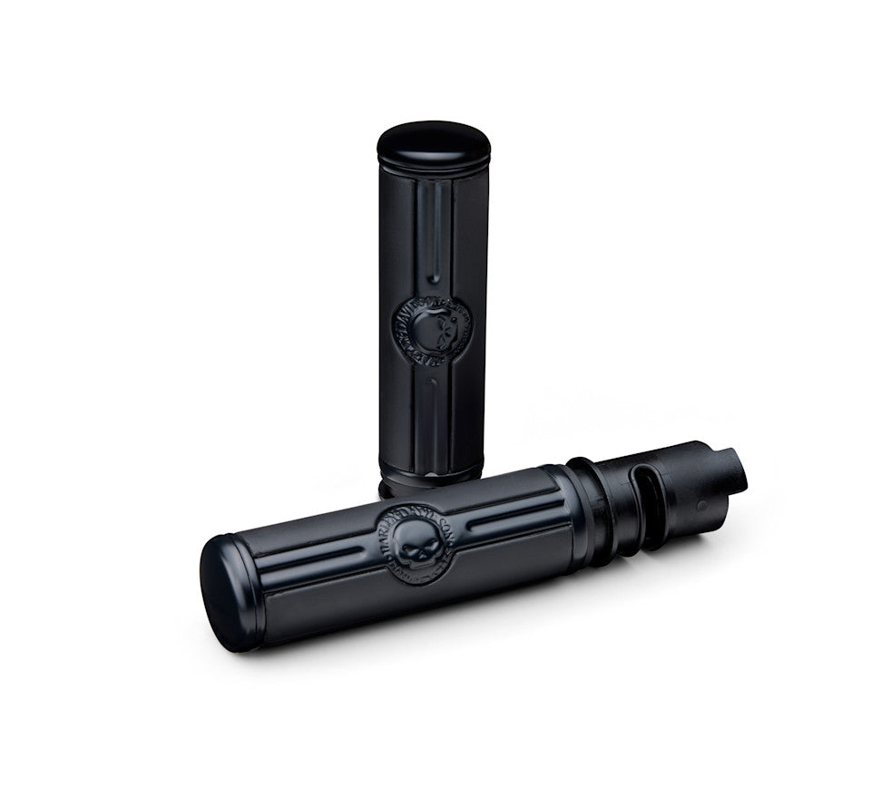 WILLIE G SKULL HAND GRIPS - GEN 2 (BLACK)