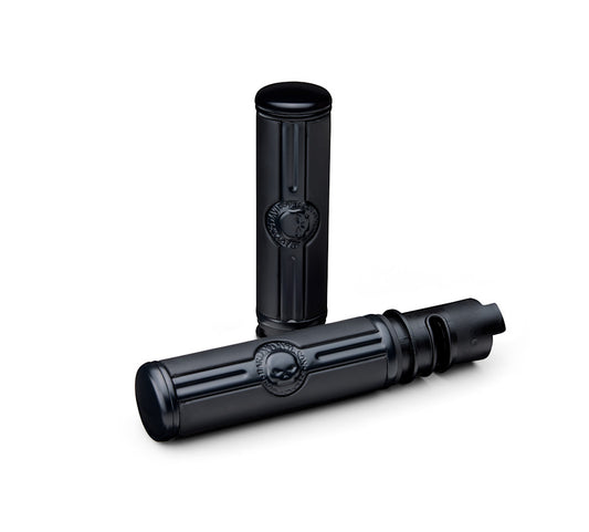 WILLIE G SKULL HAND GRIPS - GEN 2 (BLACK)