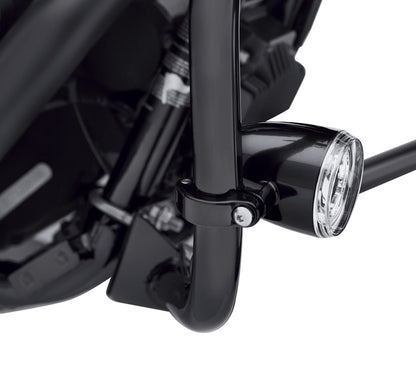 LED FOG LAMP ENGINE GUARD CLAMP KIT - GLOSS BLACK