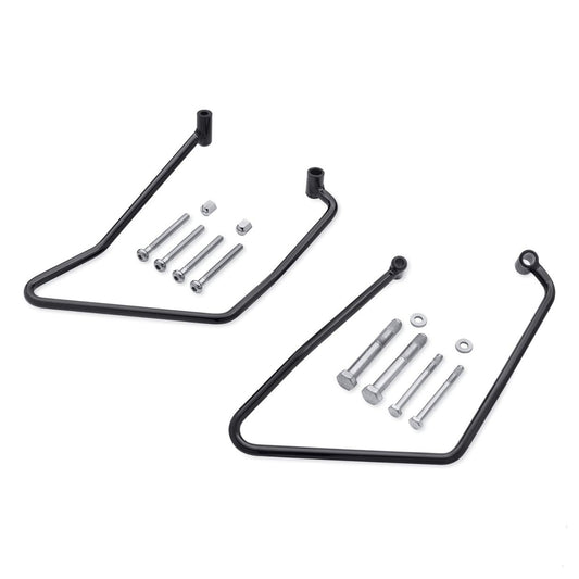 SADDLEBAG SUPPORTS - SPORTSTER (GLOSS BLACK)
