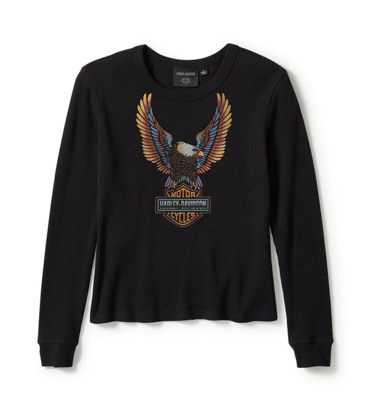 NEON EAGLE DISTRESSED LONG SLEEVE