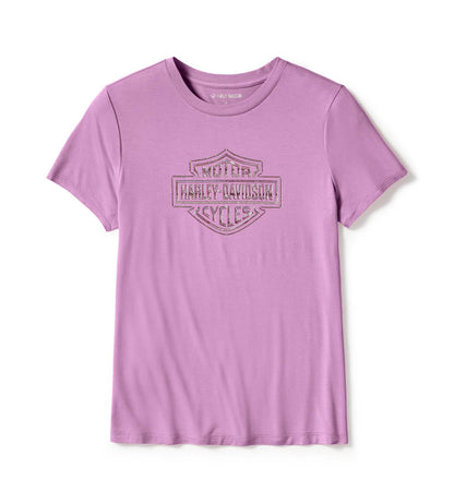 H-D BLING CREW NECK TEE