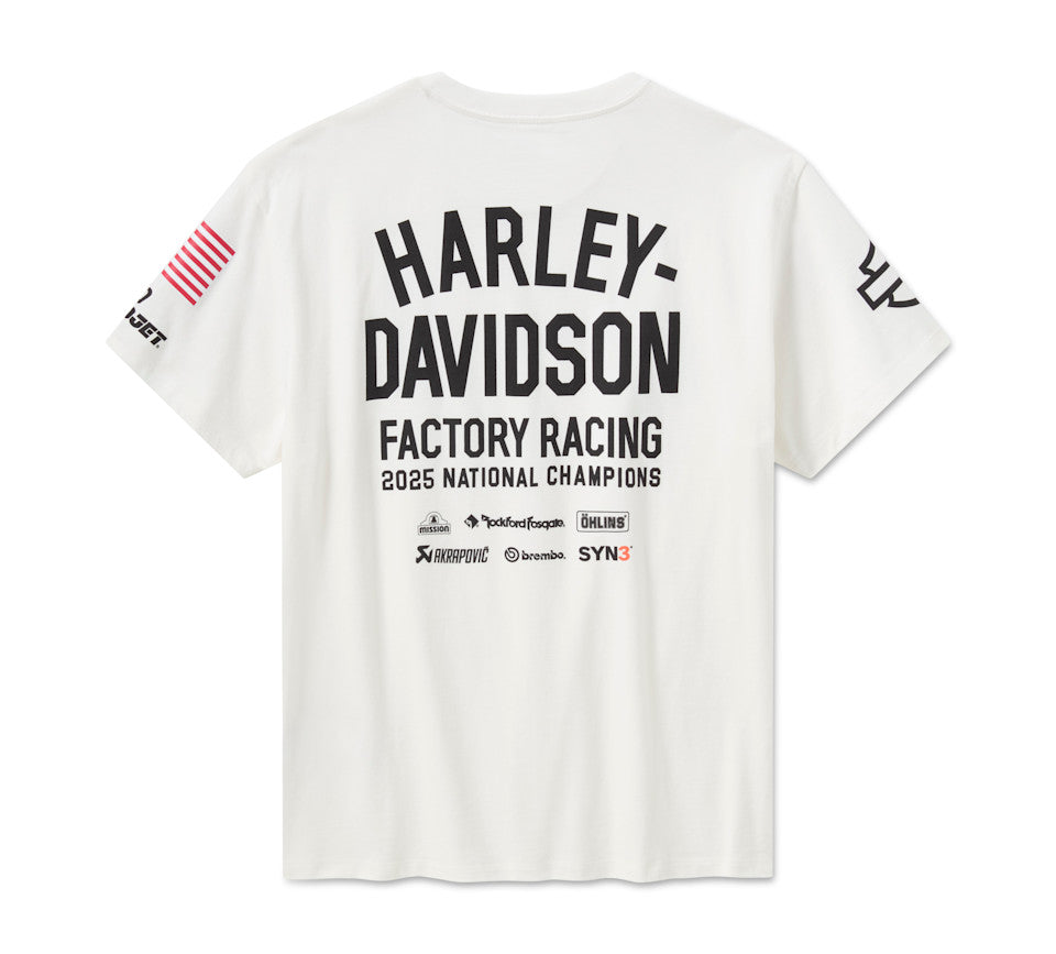 H-D FACTORY RACE CHAMPIONSHIP TEE – Road and Sport Harley-Davidson