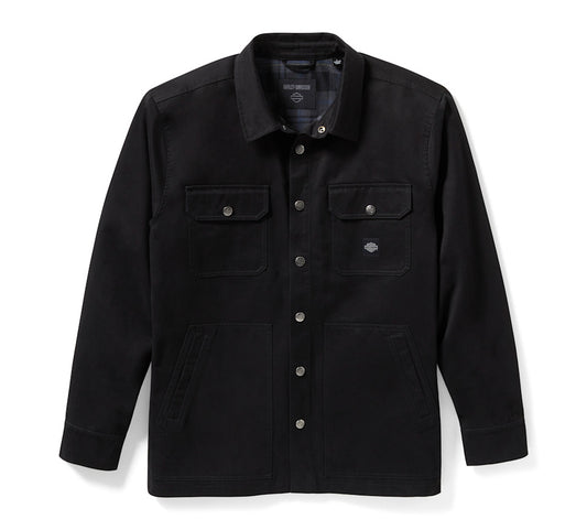 RACER SOLID FONT SHIRT JACKET