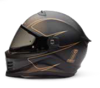 WILLIE G DARK CUSTOM DIVISION X15 FULL FACE HELMET