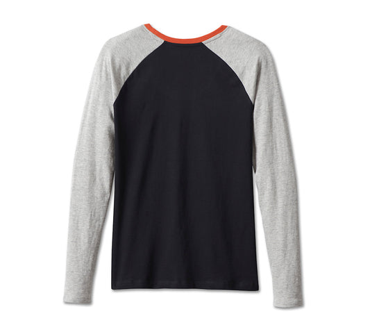 FIRST CLASS RAGLAN LONG SLEEVE TOP